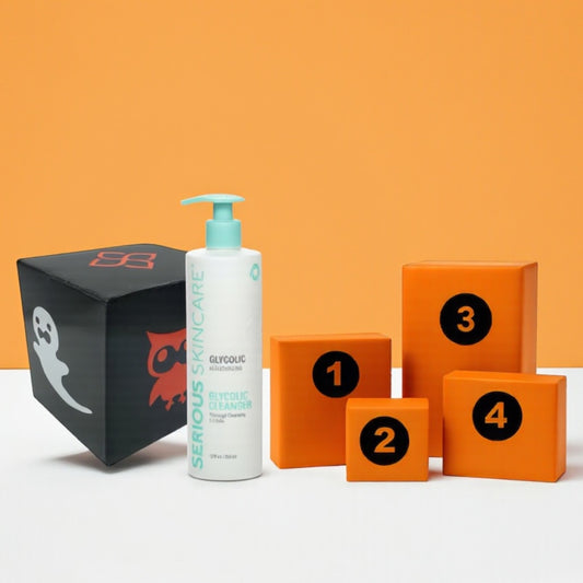 Halloween Surprise Box with Glycolic Retexturizing Cleanser