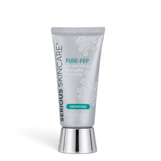 Serious Skincare Pure Pep Concentrate anti-aging facial serum with advanced peptides to help visibly smooth wrinkles, improve firmness and promote a more youthful-looking complexion.