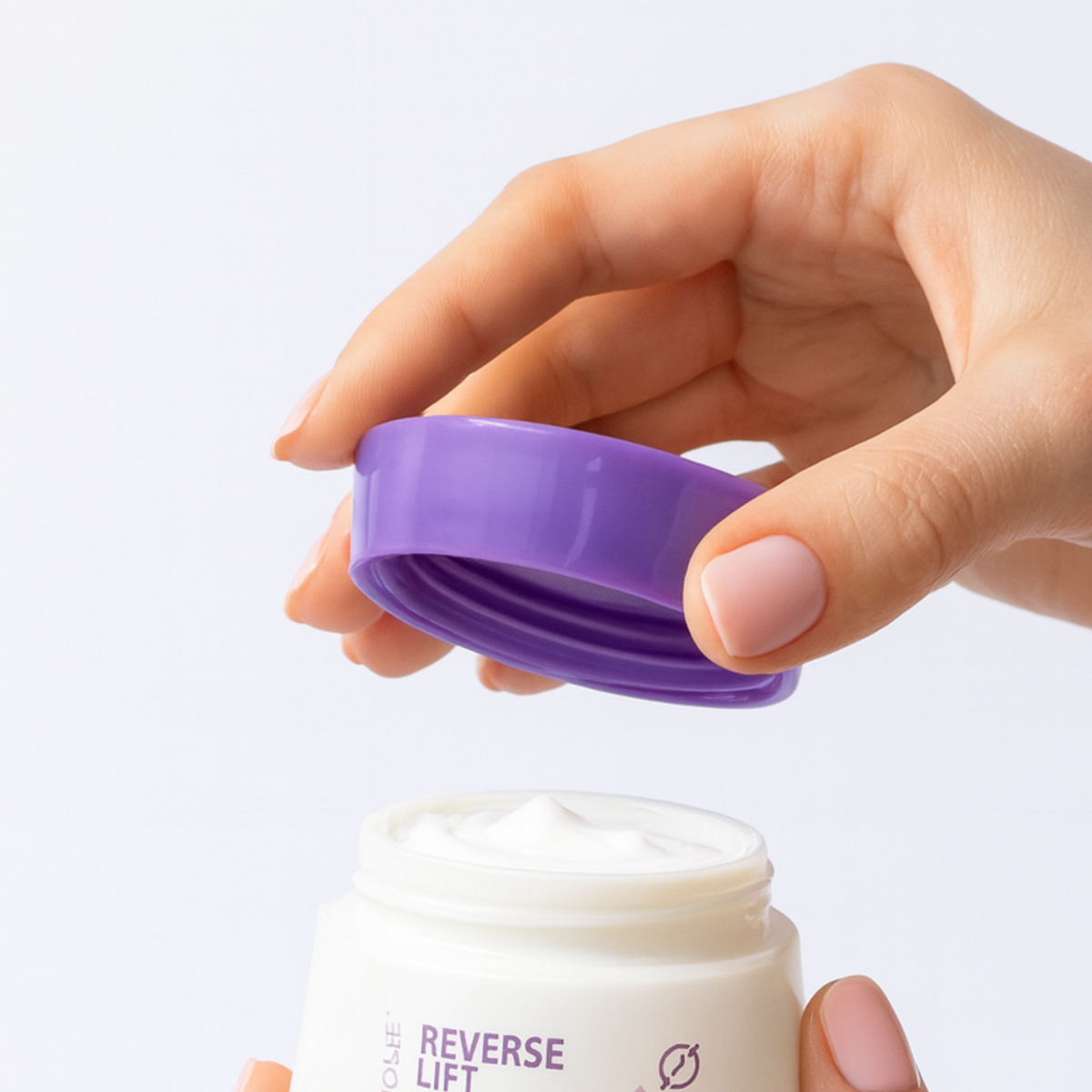 Serious Skincare Reverse Lift Face & Neck Cream with ARGIFIRM Amplified peptides to visibly firm, tighten and smooth sagging, crepey skin.