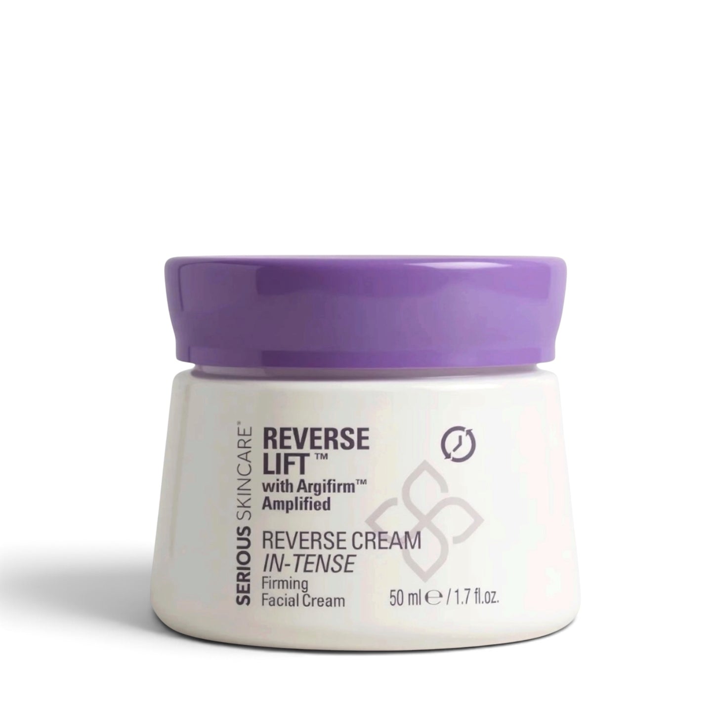 Serious Skincare Reverse Lift Face & Neck Cream with ARGIFIRM Amplified peptides to visibly firm, tighten and smooth sagging, crepey skin.