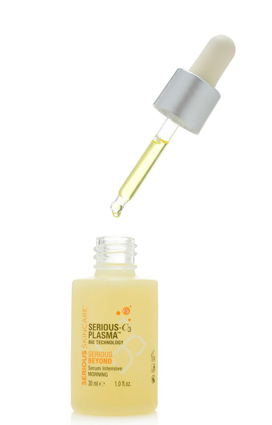 Serious Skincare C3 Intensive Serum Duo with Vitamin C Esters and C3 Plasma Bio Technology helps brighten, smooth, and improve the appearance of aging skin.