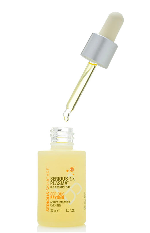 Serious Skincare C3 Intensive Serum Duo with Vitamin C Esters and C3 Plasma Bio Technology helps brighten, smooth, and improve the appearance of aging skin.