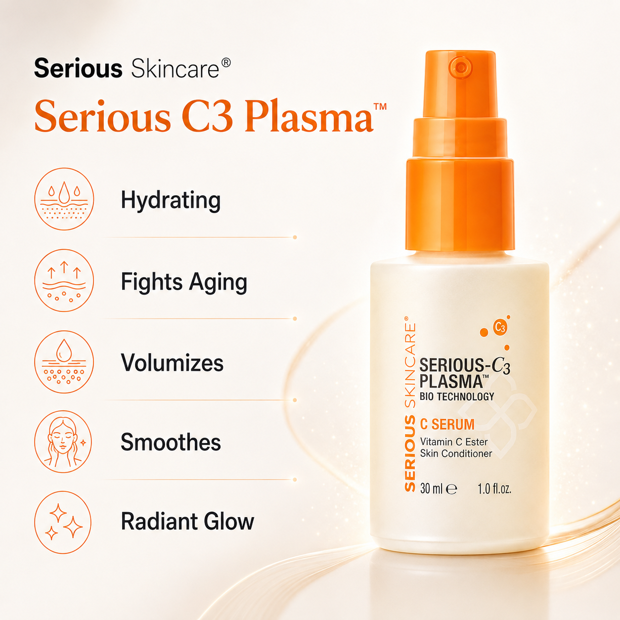 Serious C3 Plasma Bio Technology C Serum Vitamin C Ester Skin Conditioner