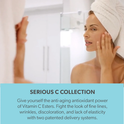 Serious Skincare C Extreme Results vitamin C resurfacing treatment that exfoliates to reveal smoother, brighter, younger-looking skin.