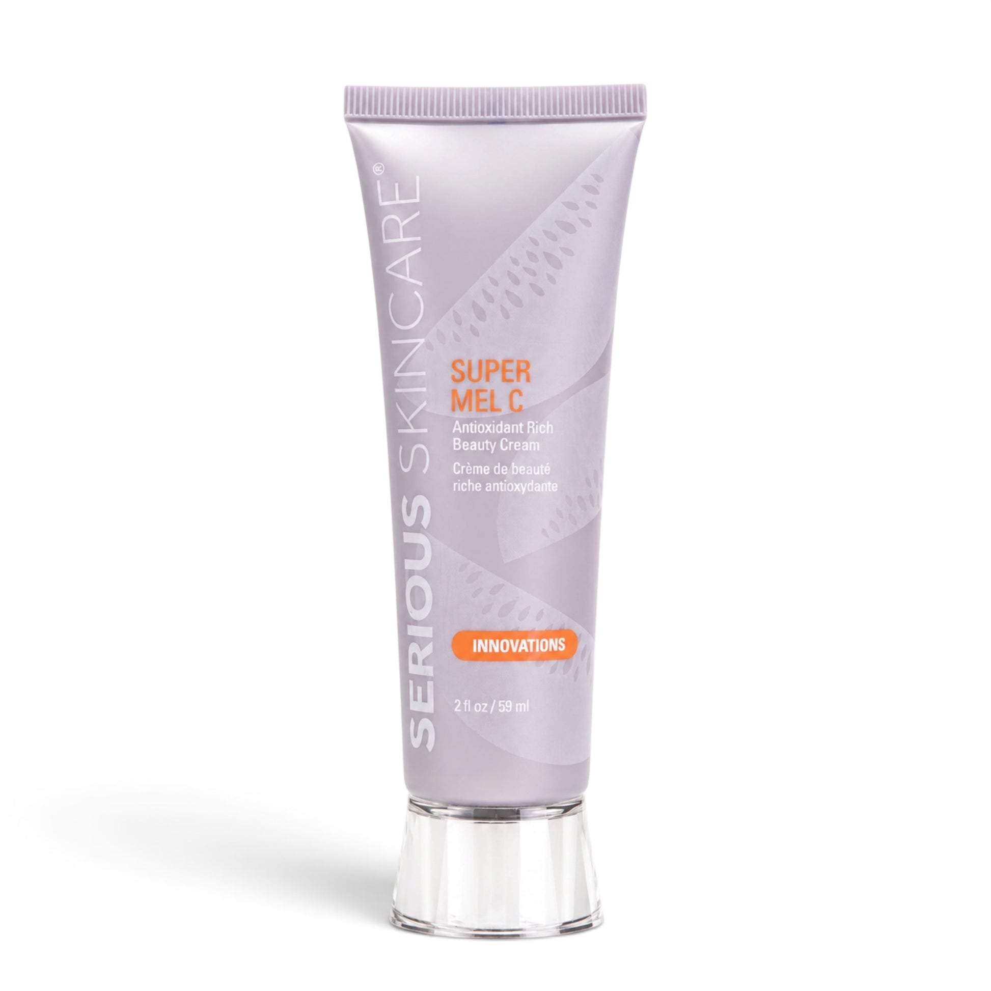 Serious Skincare Super Mel C Cream antioxidant facial moisturizer with vitamin C to hydrate, brighten and promote smoother, more radiant, youthful-looking skin.