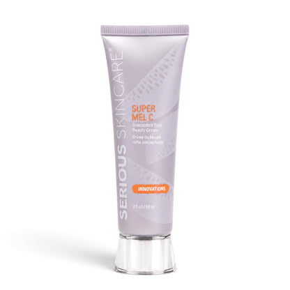 Serious Skincare Super Mel C Cream antioxidant facial moisturizer with vitamin C to hydrate, brighten and promote smoother, more radiant, youthful-looking skin.
