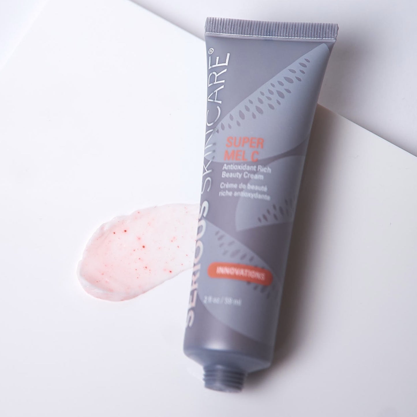 Serious Skincare Super Mel C Cream antioxidant facial moisturizer with vitamin C to hydrate, brighten and promote smoother, more radiant, youthful-looking skin.