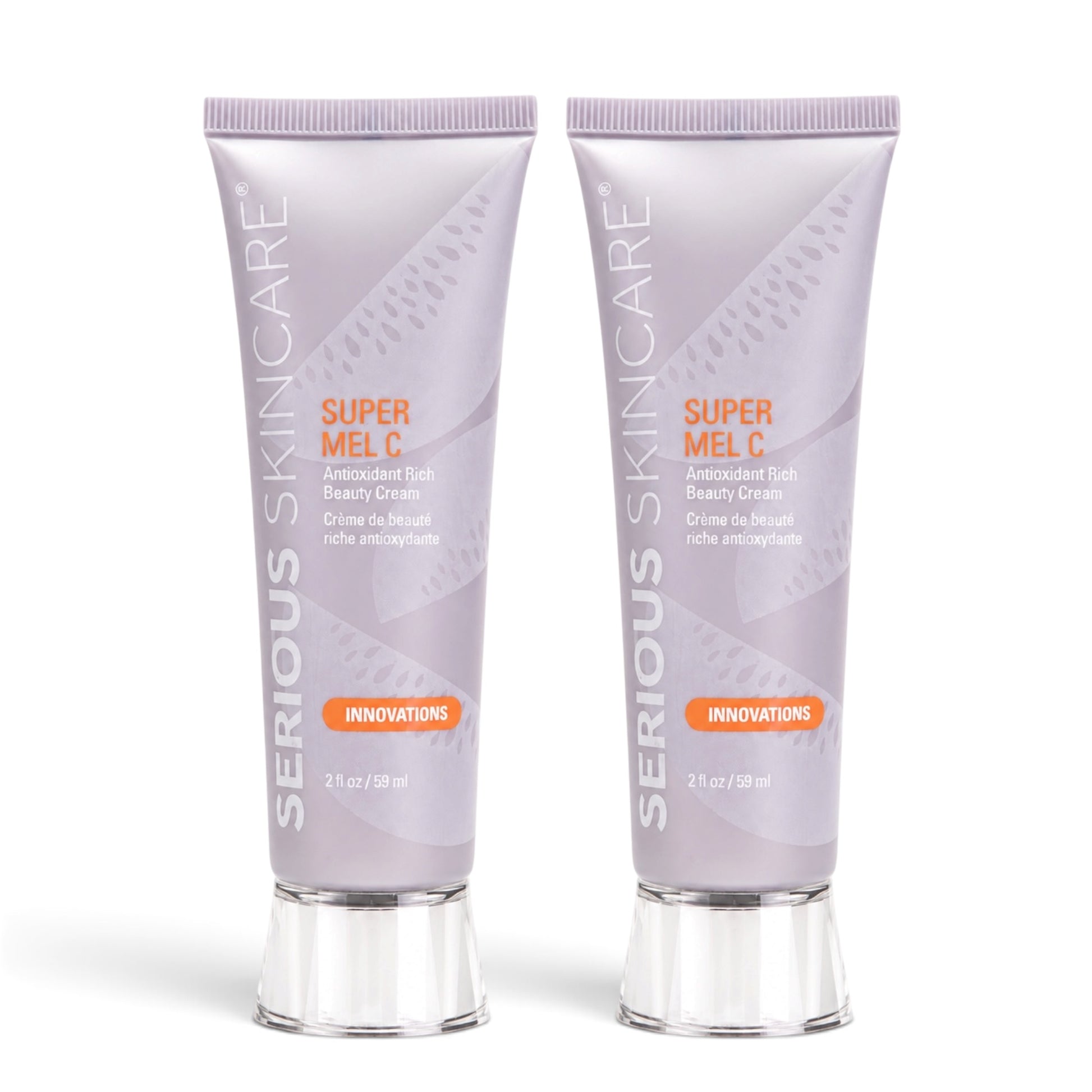 Serious Skincare Super Mel C Cream antioxidant facial moisturizer with vitamin C to hydrate, brighten and promote smoother, more radiant, youthful-looking skin.