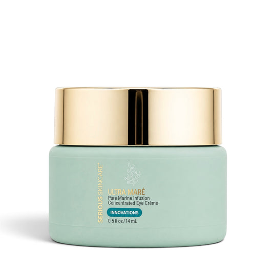 Serious Skincare Ultra Mare Eye Creme hydrating anti-aging eye treatment to smooth the look of fine lines, wrinkles and tired-looking eyes.