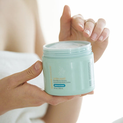 Serious Skincare Ultra Mare Body Crème hydrating anti-aging body moisturizer to soften, smooth and nourish dry, aging-looking skin.