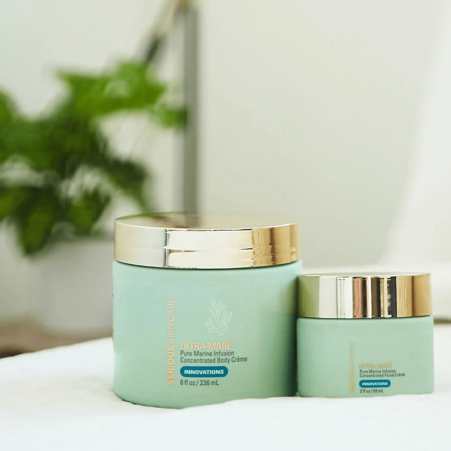 Serious Skincare Ultra Mare Body Crème hydrating anti-aging body moisturizer to soften, smooth and nourish dry, aging-looking skin.