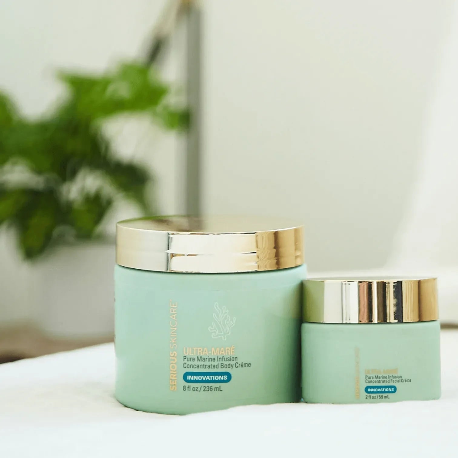 Serious Skincare Ultra Mare Body Crème hydrating anti-aging body moisturizer to soften, smooth and nourish dry, aging-looking skin.