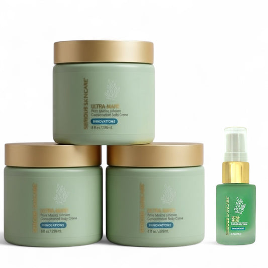 Ultra-Mare Body Creme Trio BONUS .5oz Ultra Mare Serum